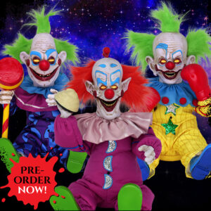 LIMITED EDITION! Killer Klowns: Sitting Slim, Shorty, and Jumbo dolls™ (set of 3 items)